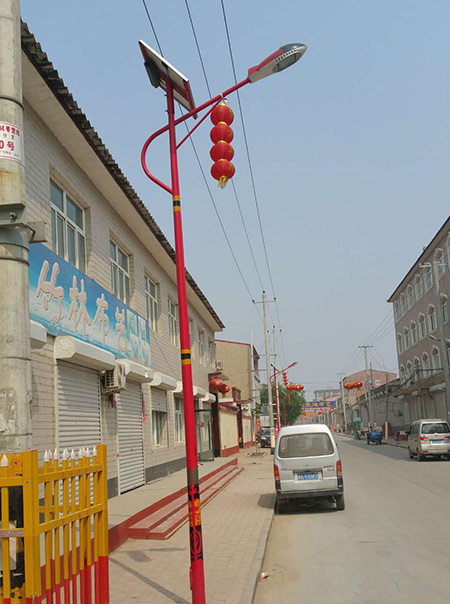 保定太陽(yáng)能路燈燈桿